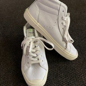 White Cariuma High Tops